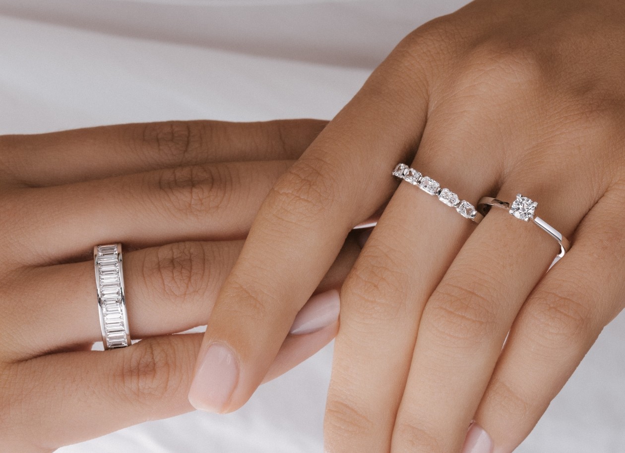 wedding ring charmeuse jewelry lepage collection audacieuse